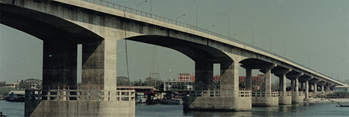 Buriganga River Highway Bridge in Bangladesh